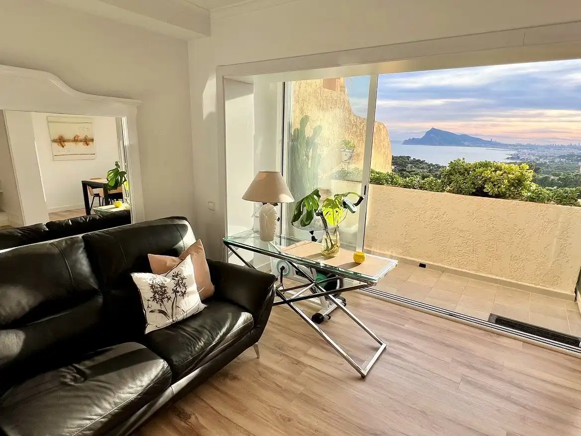 Living room of Houses for rent in Altea  with Air Conditioner, Heating and Swimming Pool