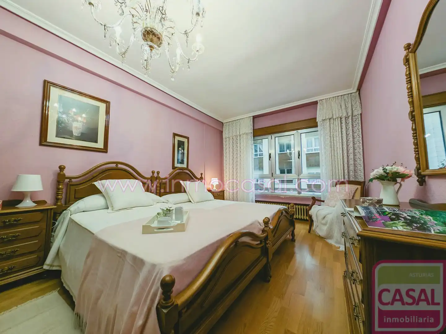Bedroom of Flat for sale in Mieres (Asturias)  with Heating, Storage room and Furnished