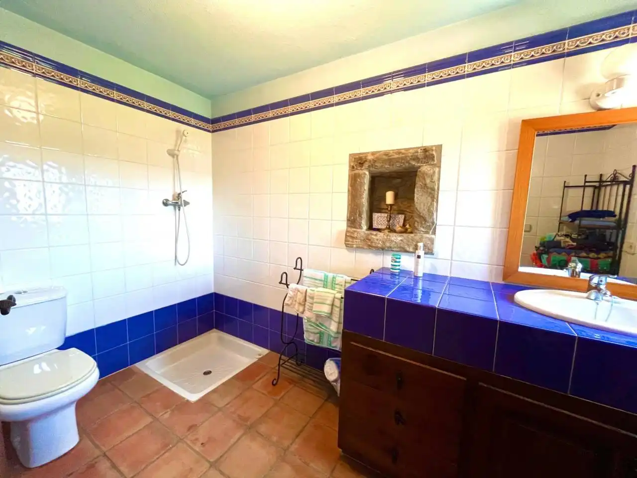 Baño de Finca rústica en venta en Sant Aniol de Finestres con Calefacción, Jardín privado y Terraza