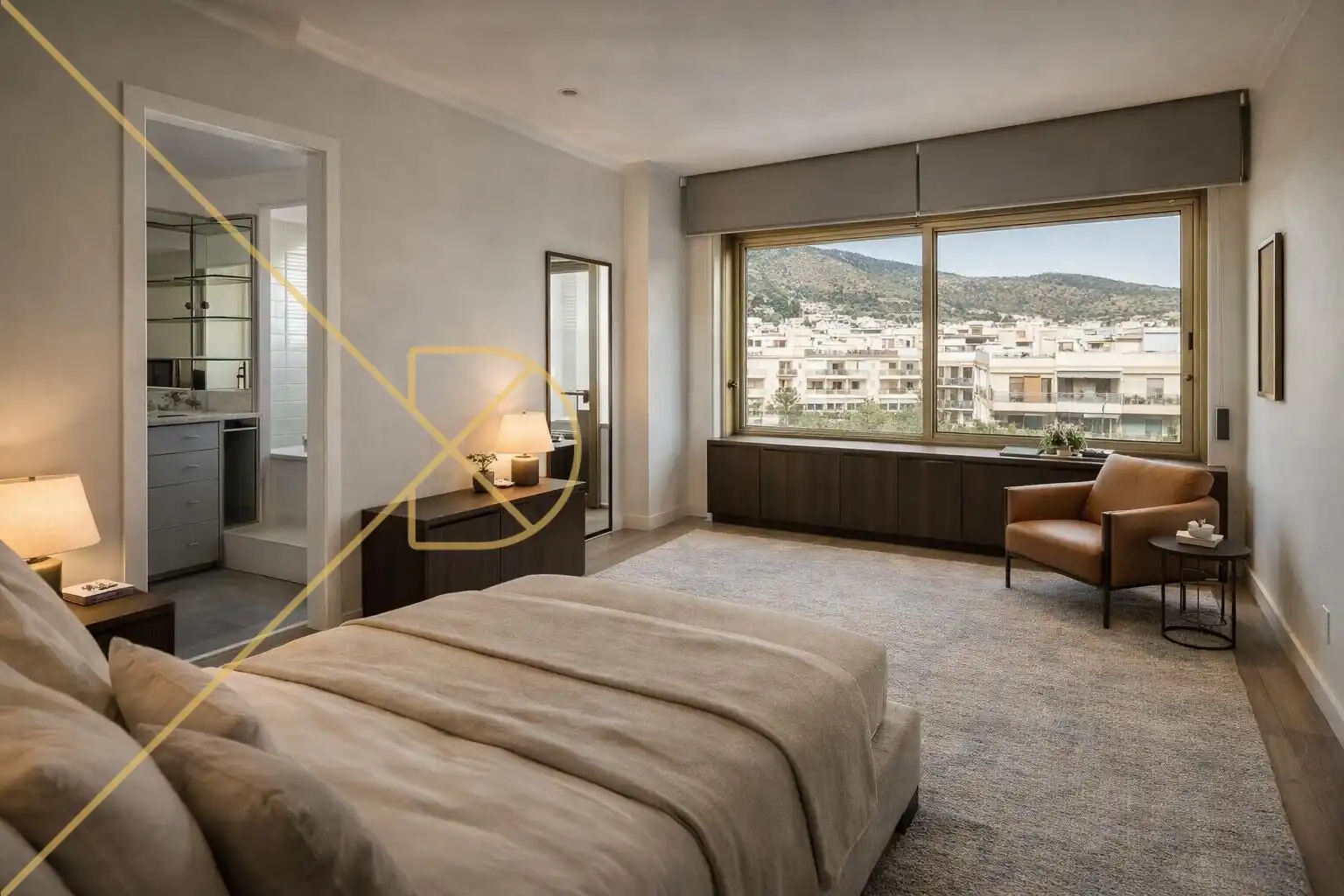Schlafzimmer von Wohnung zum Verkauf in Barcelona mit Parkett