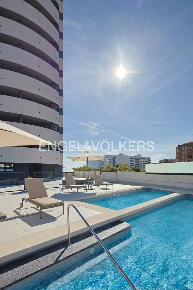 Terrassa de Pis de lloguer en Valencia amb Aire condicionat, Calefacció i Parquet