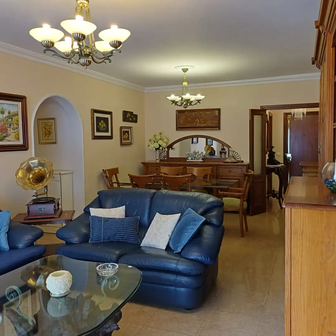 Sala de estar de Piso en venta en Las Palmas de Gran Canaria con Amueblado