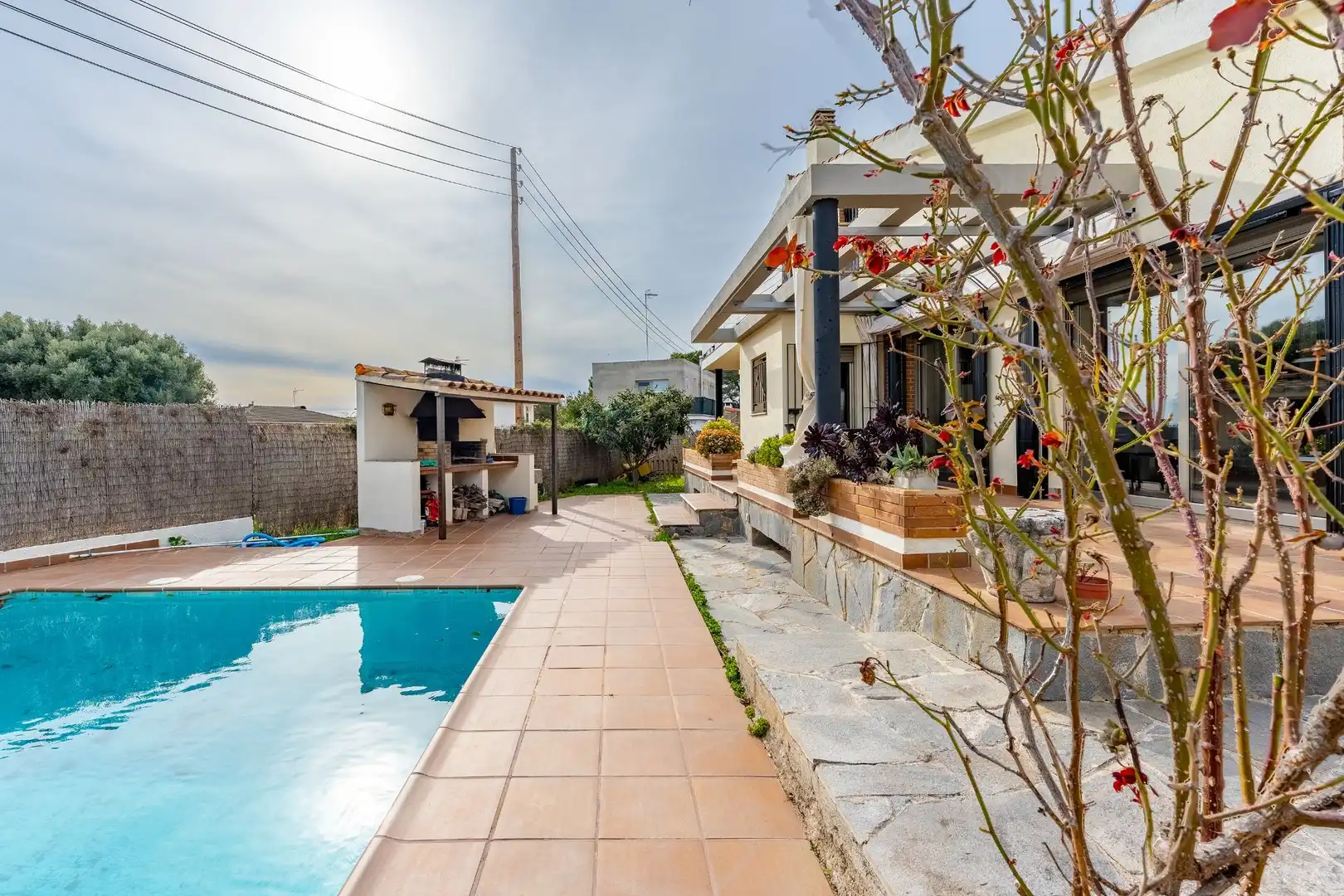 Piscina de Casa o xalet en venda en Calafell amb Calefacció, Jardí privat i Terrassa
