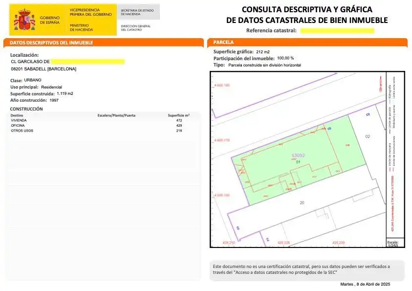 Edificio en venta en Sabadell