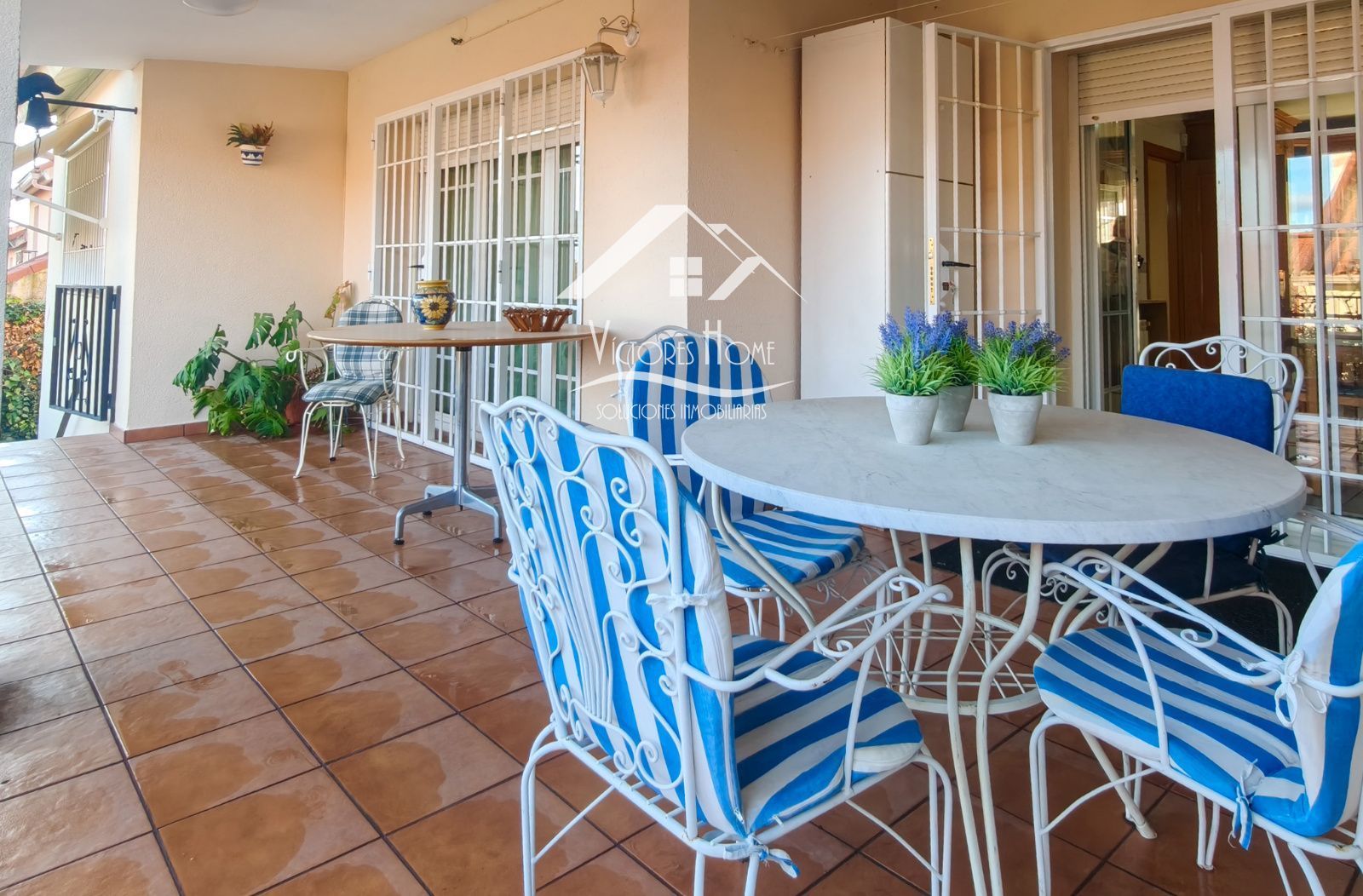 Terrace of Single-family semi-detached for sale in San Agustín del Guadalix  with Air Conditioner, Heating and Parquet flooring