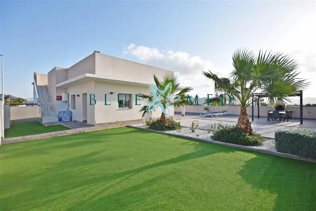 Vista exterior de Casa o chalet en venta en Mazarrón con Aire acondicionado, Calefacción y Jardín privado