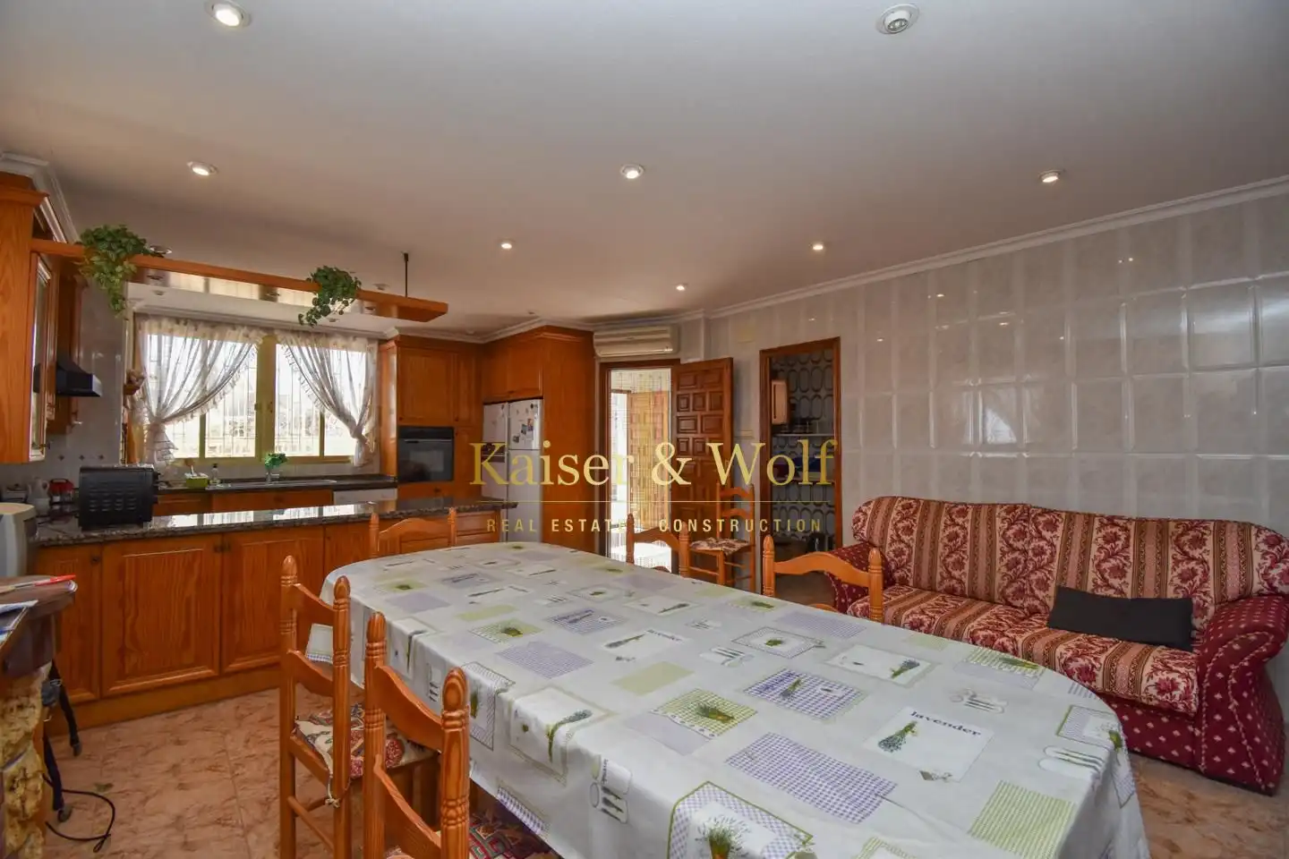 Cocina de Casa o chalet en venta en Crevillent con Aire acondicionado, Jardín privado y Terraza