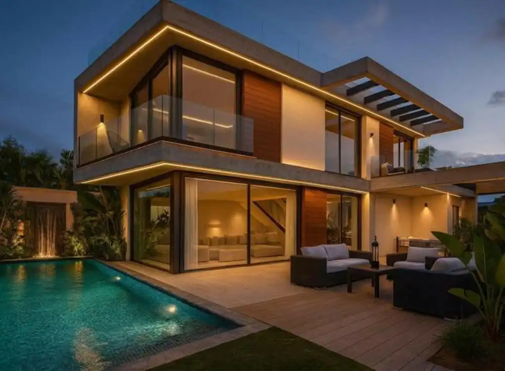 Terraza de Casa o chalet de alquiler en Marbella con Aire acondicionado, Jardín privado y Terraza