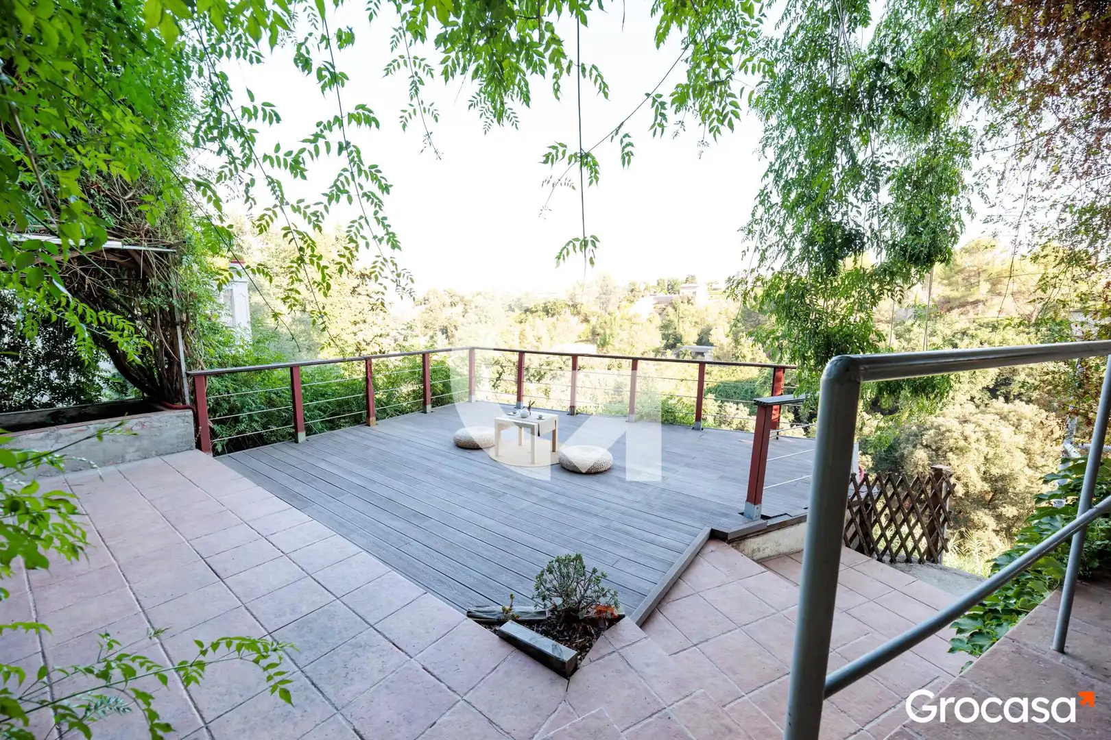 Terrassa de Casa o xalet en venda en Castellar del Vallès amb Aire condicionat, Calefacció i Jardí privat