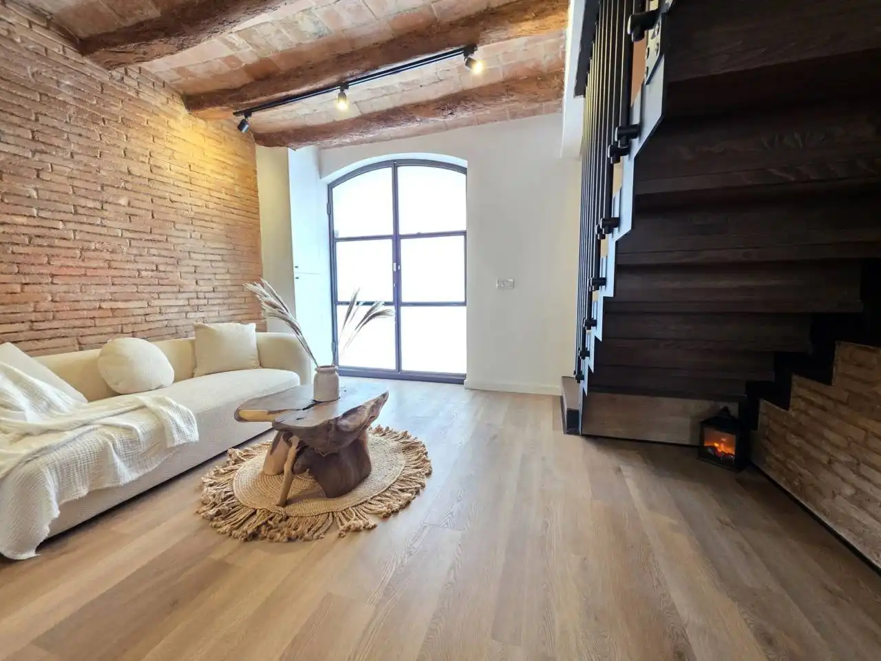 Wohnzimmer von Wohnungen zum Verkauf in Barcelona mit Klimaanlage, Heizung und Parkett