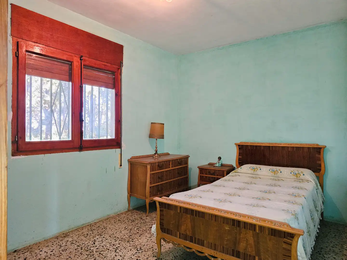 Dormitori de Finca rústica en venda en Pedrola amb Jardí privat, Terrassa i Moblat