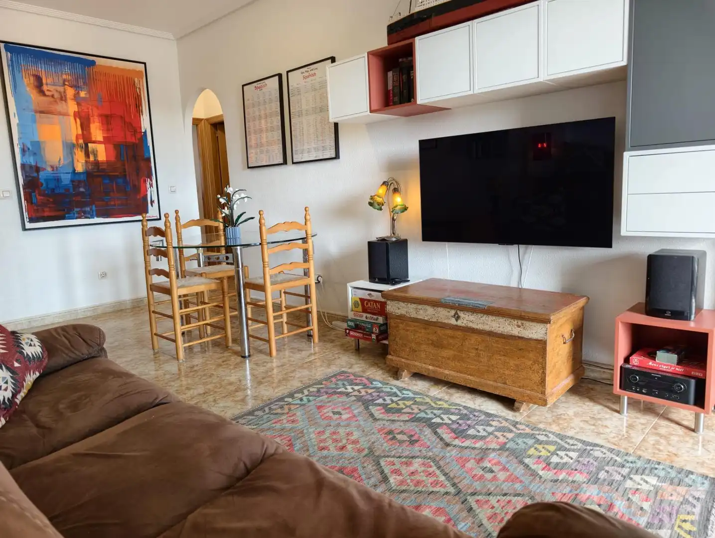 Wohnzimmer von Dachboden zum Verkauf in Orihuela mit Terrasse, Möbliert und Gemeinschaftspool
