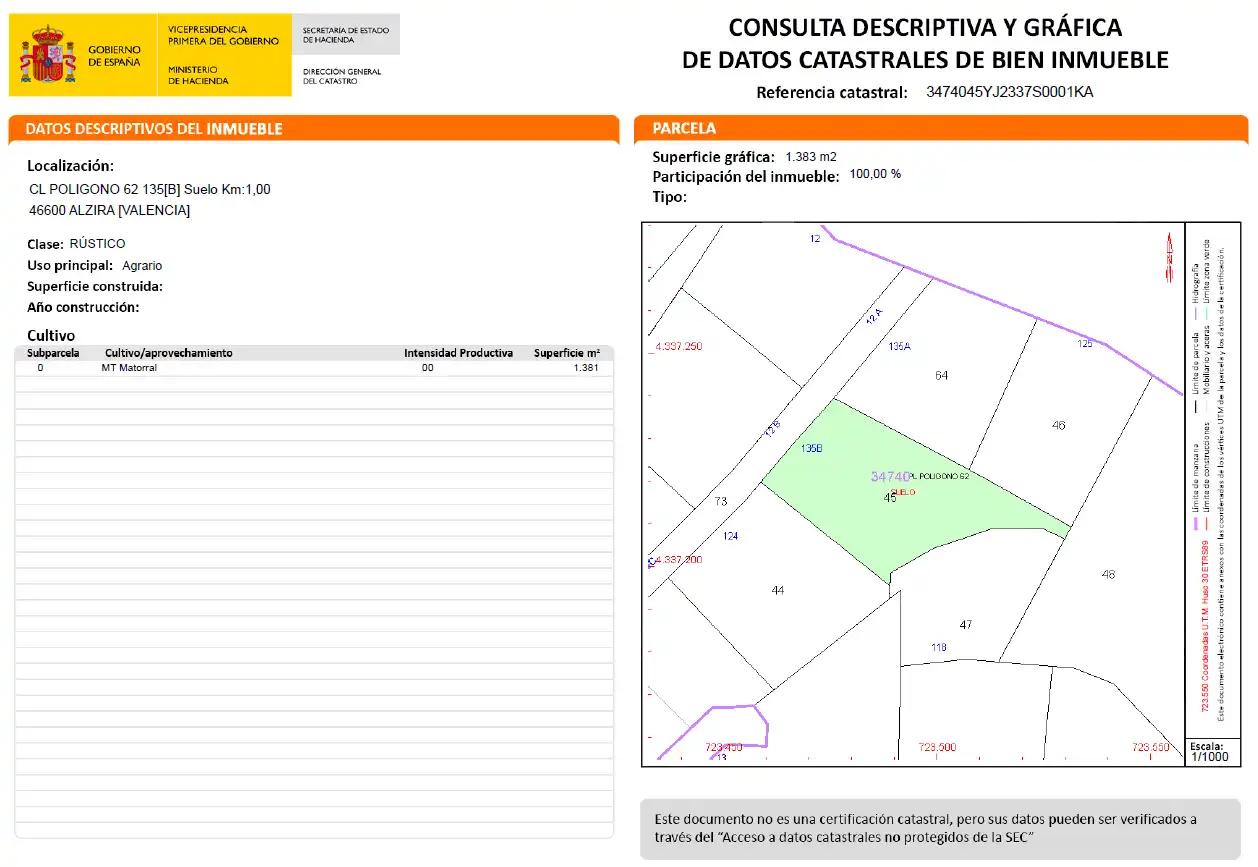 Terreny rústic en venda a Poligono 63, PL 62, imagen 10