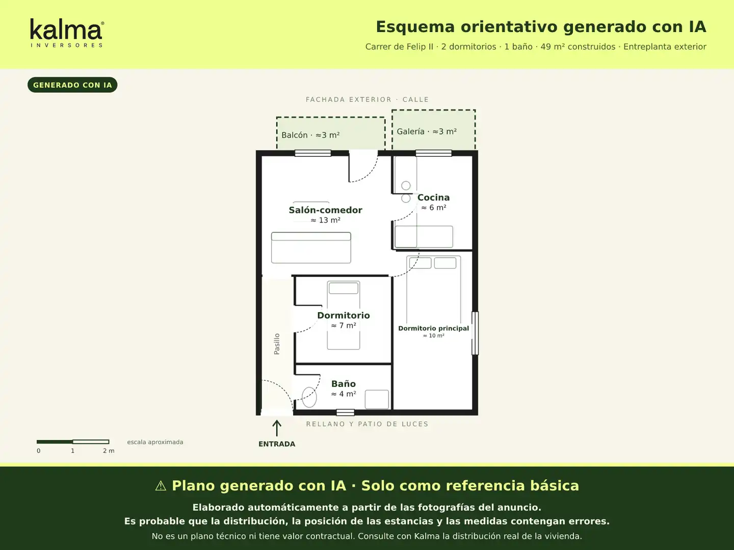 Piso en venta en Carrer de Felip II, Sant Crist
