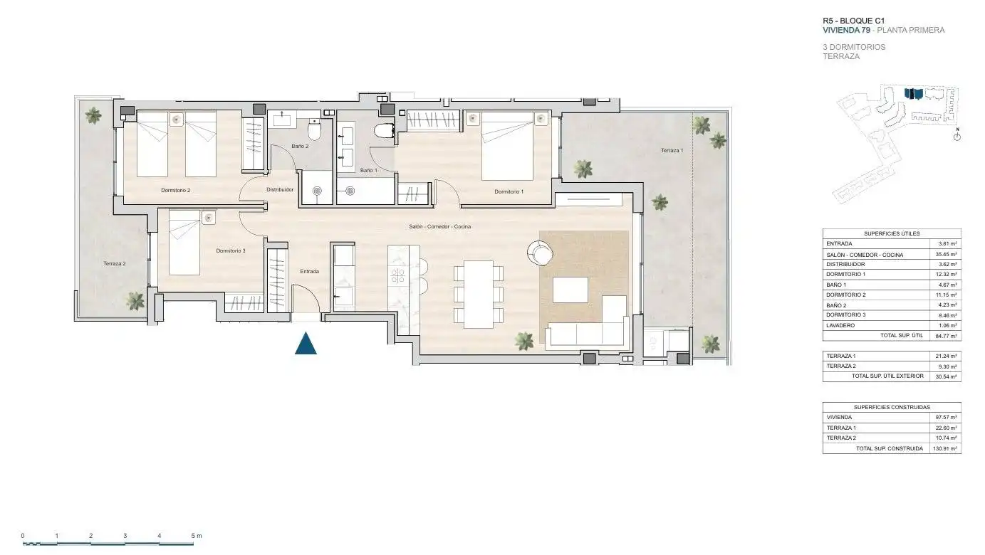 Apartament en venda en La Línea de la Concepción amb Aire condicionat, Terrassa i Traster