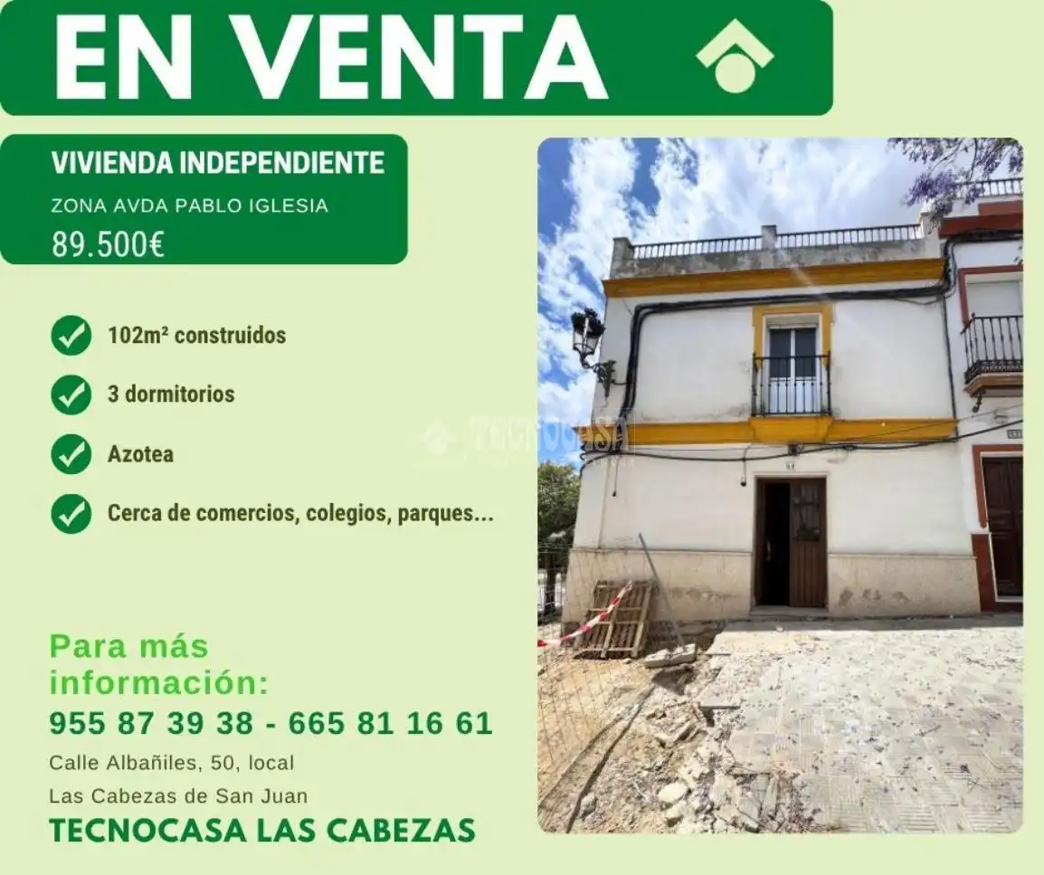 Vista exterior de Casa o chalet en venta en Las Cabezas de San Juan