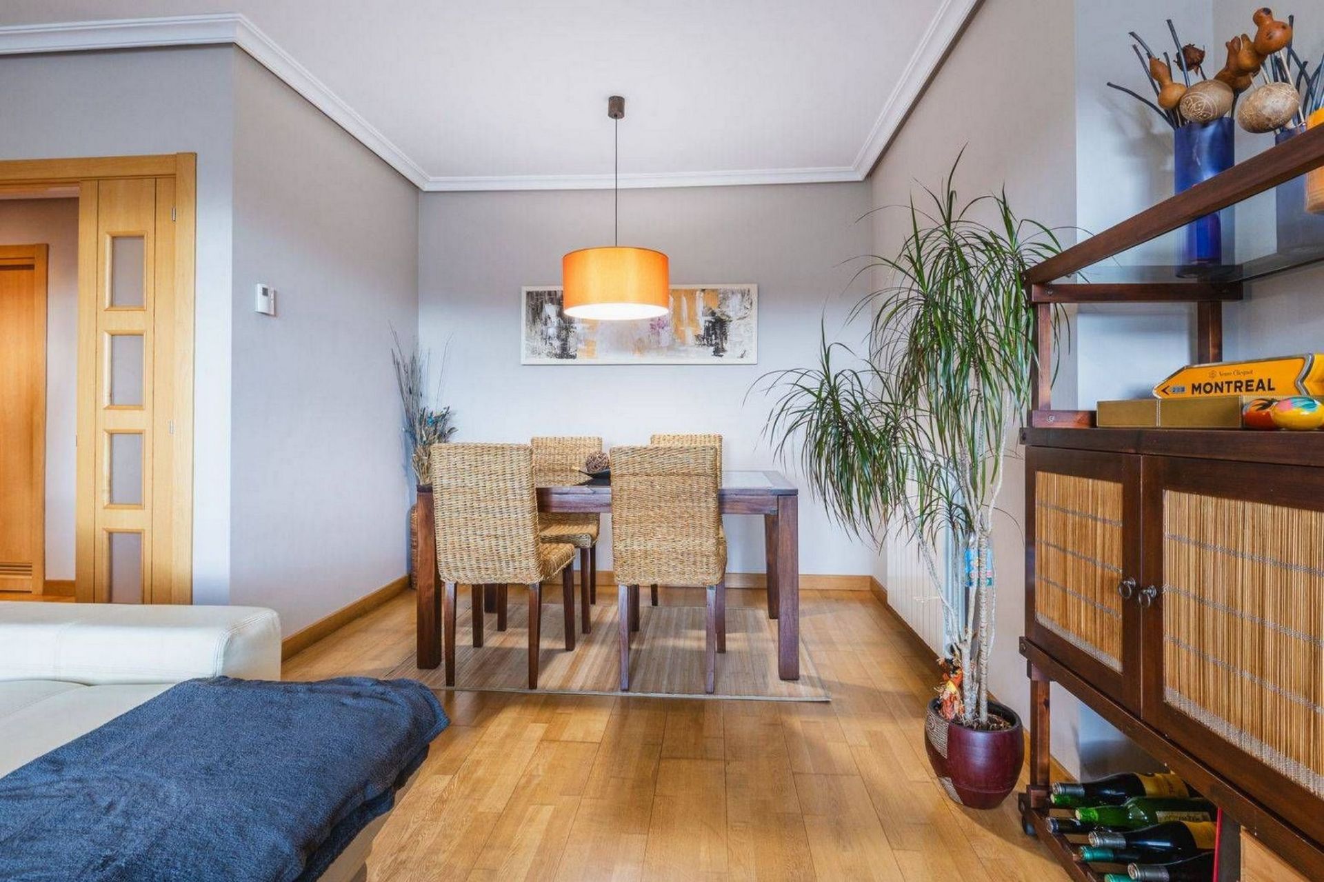 Dining room of Flat to rent in Oviedo   with Air Conditioner, Furnished and TV