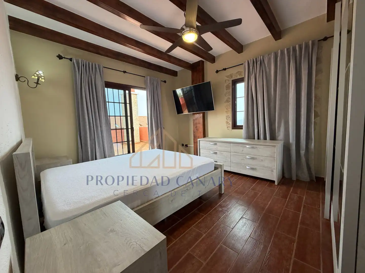 Bedroom of Flat for rent in Santa Úrsula  with Terrace, Furnished and Oven