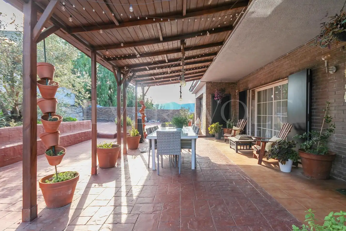 Terraza de Casa o chalet en venta en Cervelló con Aire acondicionado, Calefacción y Jardín privado