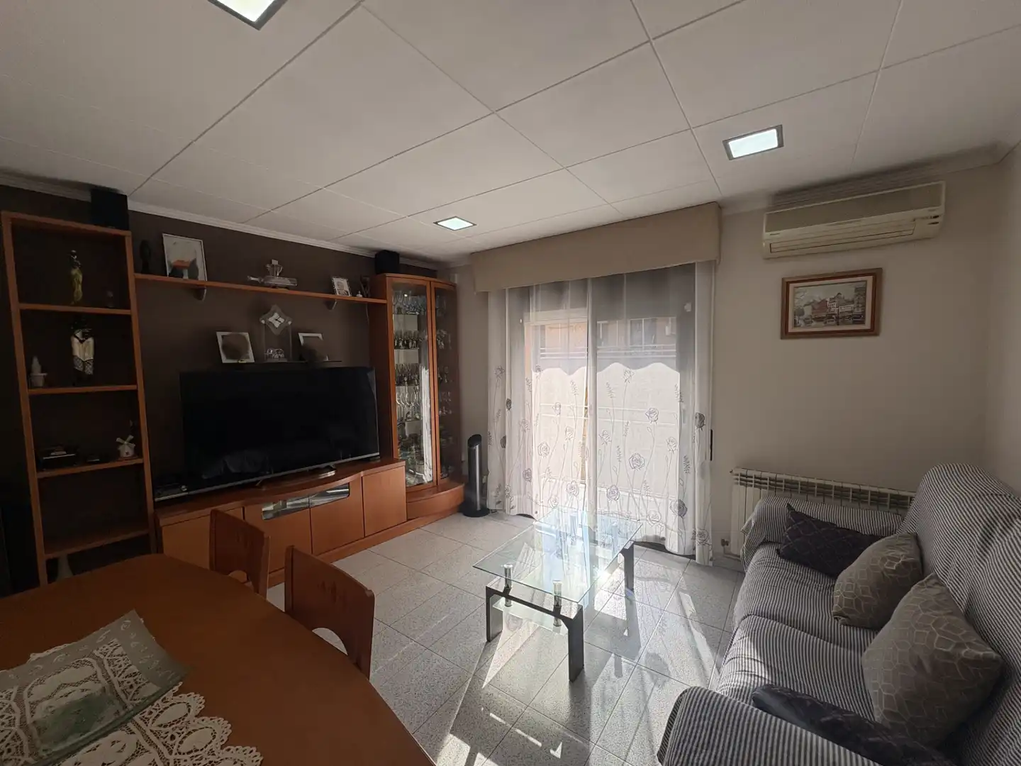 Sala d'estar de Pis en venda en Badalona amb Aire condicionat, Calefacció i Balcó