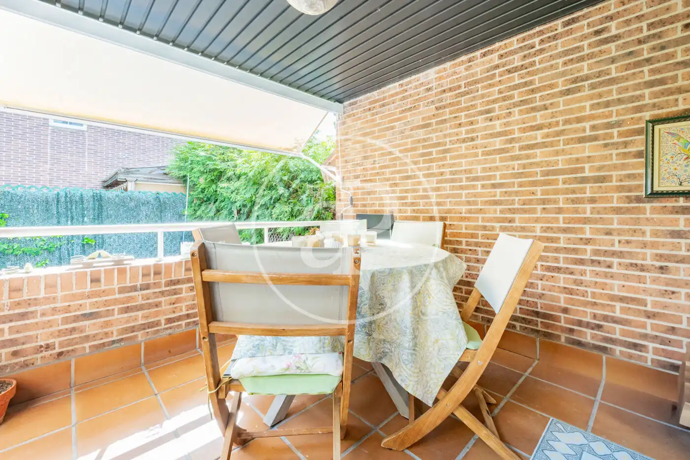 Terraza de Casa adosada en venta en Madrid con Aire acondicionado, Calefacción y Jardín privado