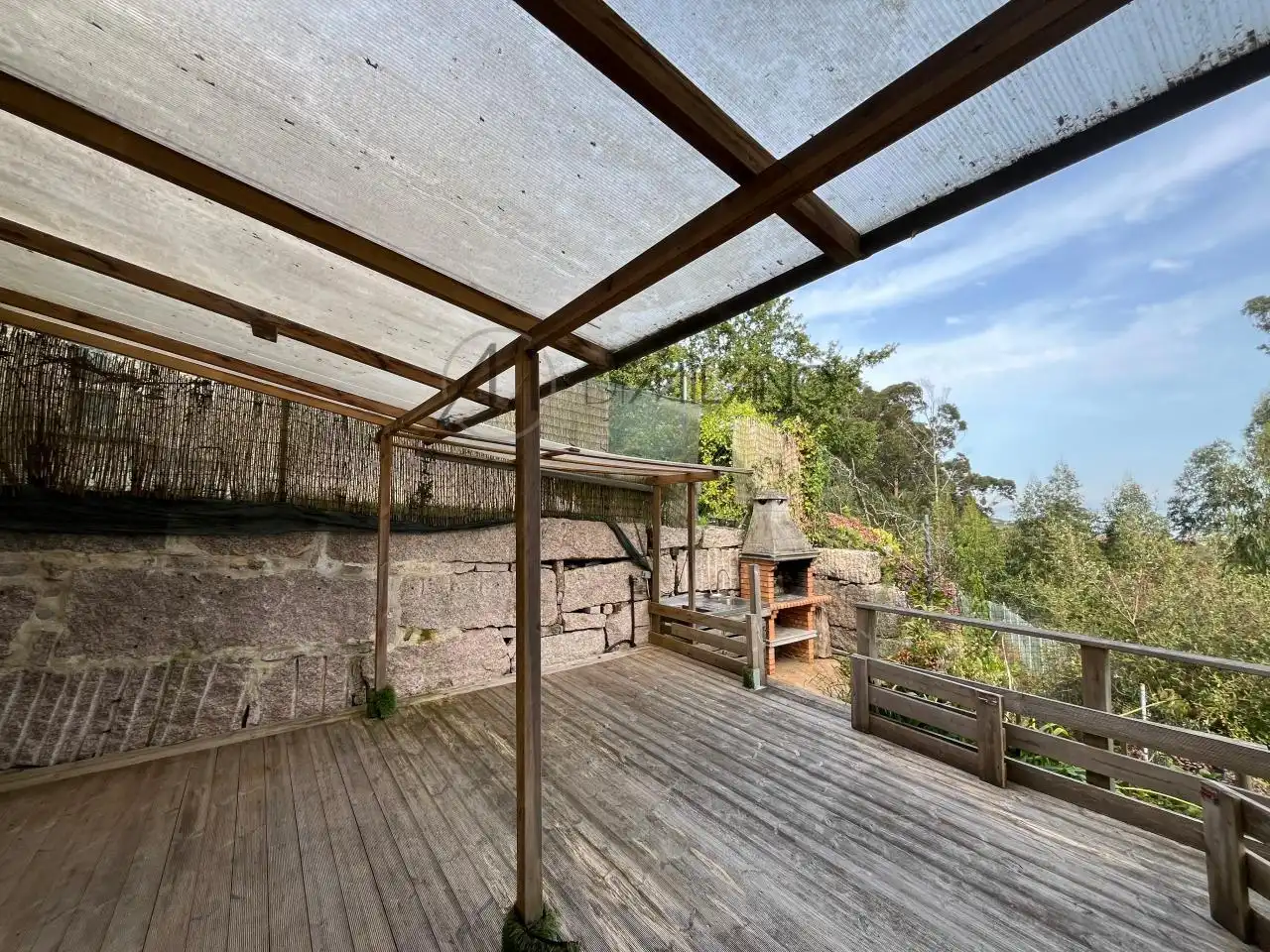Terraza de Casa o chalet en venta en Cangas  con Calefacción, Jardín privado y Terraza