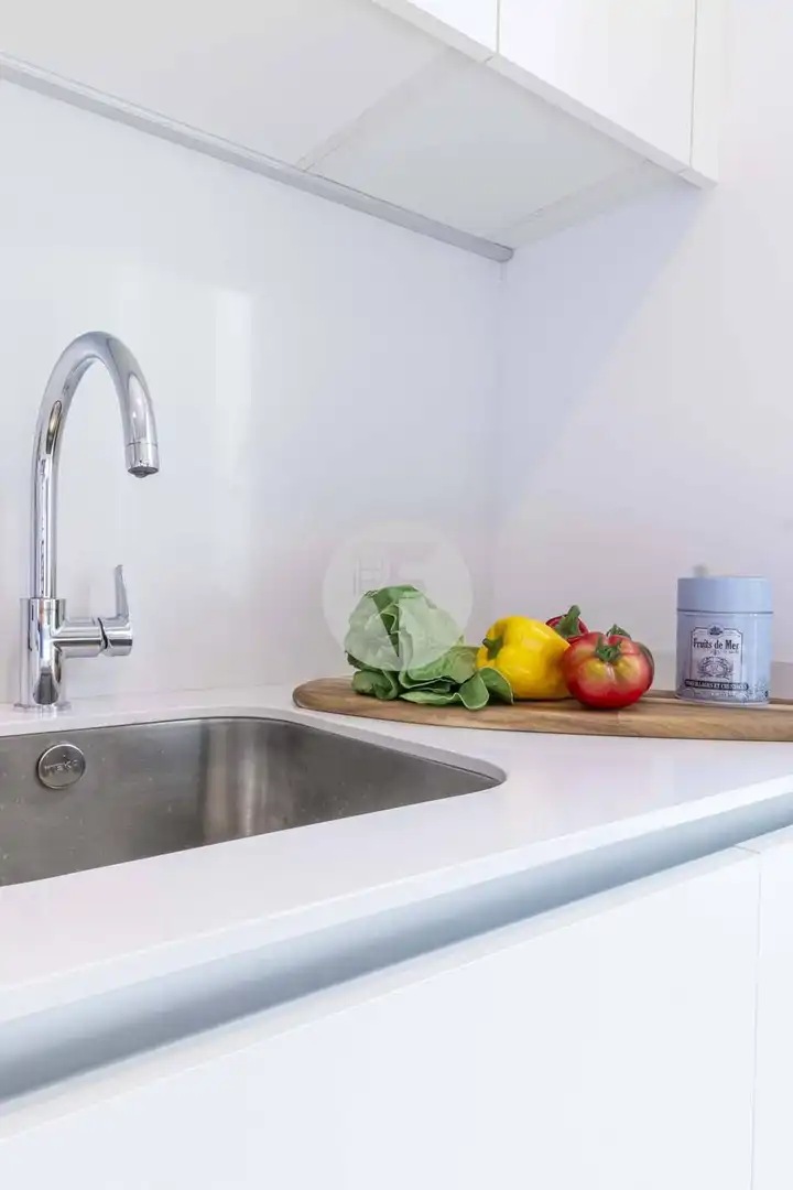 Cocina de Piso de alquiler en L'Hospitalet de Llobregat con Aire acondicionado, Calefacción y Terraza