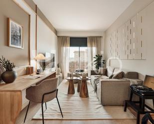 Living room of Apartment to rent in  Barcelona Capital  with Air Conditioner, Heating and Furnished