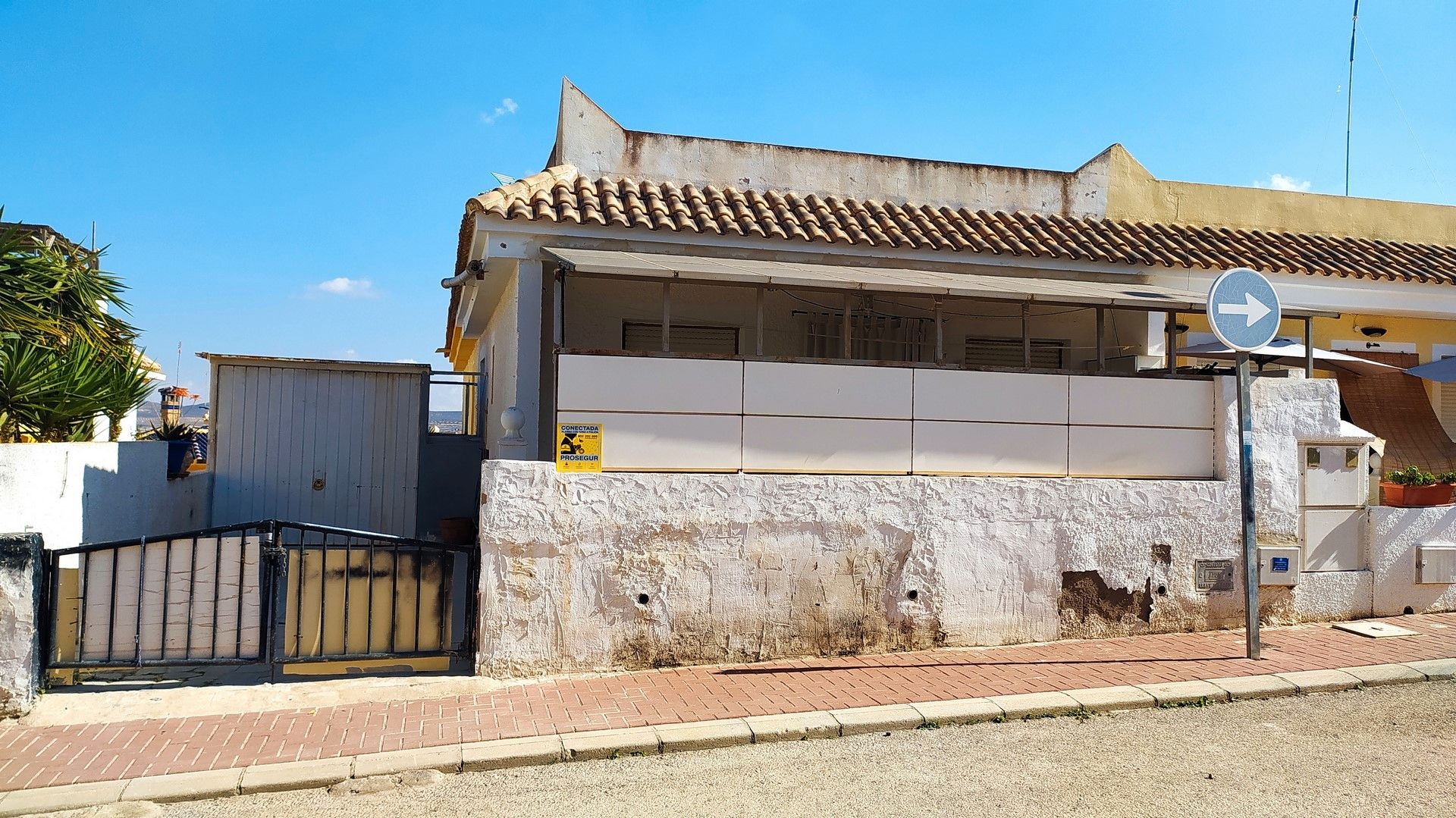 Exterior view of House or chalet for sale in Mazarrón  with Private garden, Terrace and Furnished