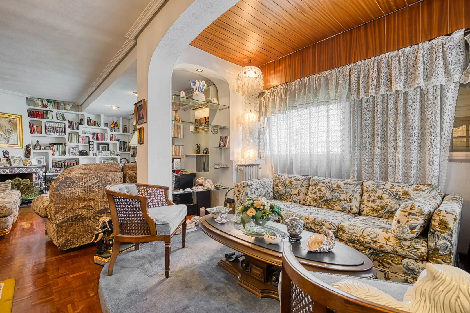 Living room of Flat for sale in Madrid  with Heating and Storage room
