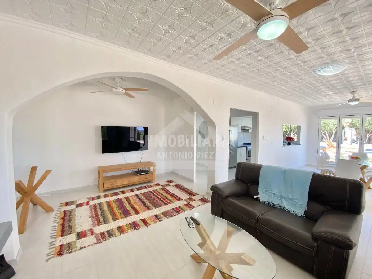 Sala de estar de Casa o chalet de alquiler en Aspe con Calefacción y Amueblado