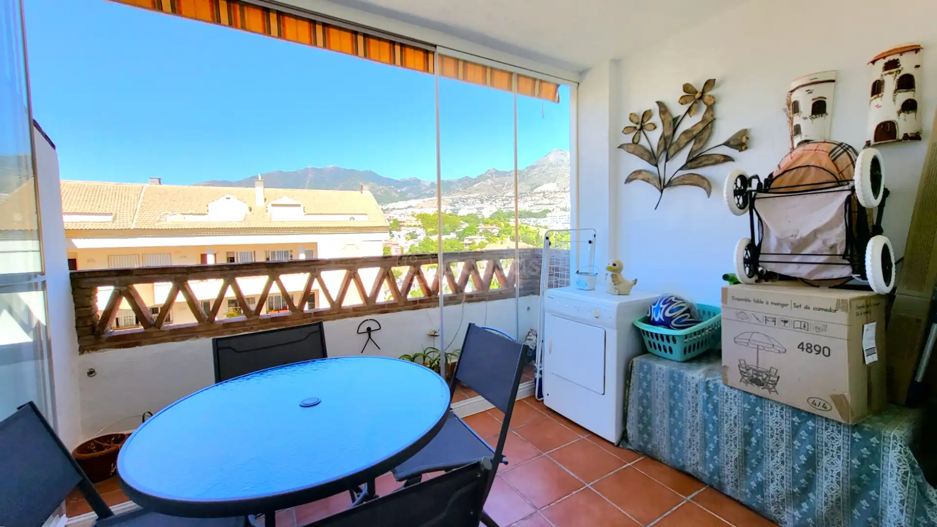 Terrace of Flat for sale in Benalmádena  with Air Conditioner, Heating and Terrace