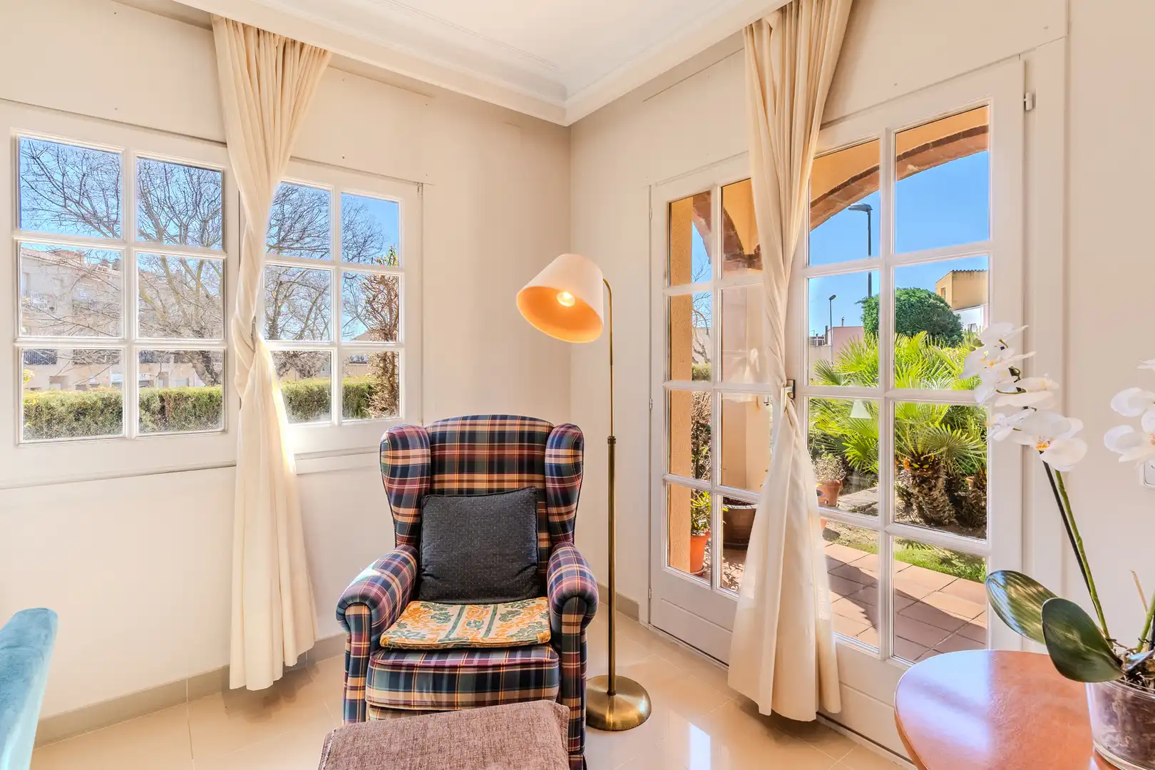 Sala d'estar de Casa o xalet en venda en Palafrugell amb Aire condicionat, Jardí privat i Terrassa
