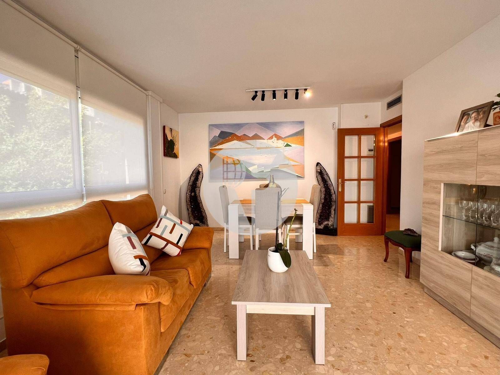 Sala d'estar de Pis de lloguer en Terrassa amb Balcó