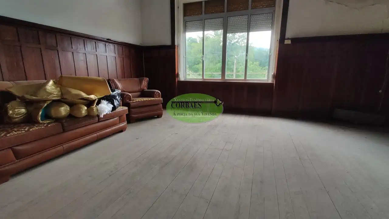 Sala de estar de Casa o chalet en venta en Ramirás con Calefacción, Jardín privado y Piscina