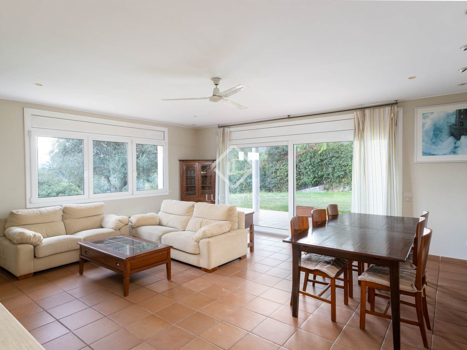 Living room of House or chalet for sale in Vallromanes  with Air Conditioner, Heating and Private garden