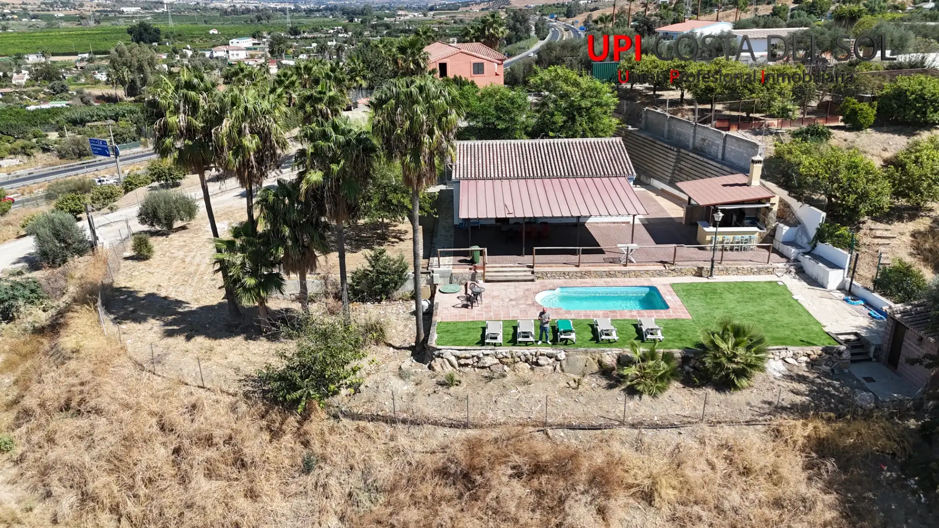Vista exterior de Finca rústica en venta en Cártama con Aire acondicionado, Jardín privado y Terraza