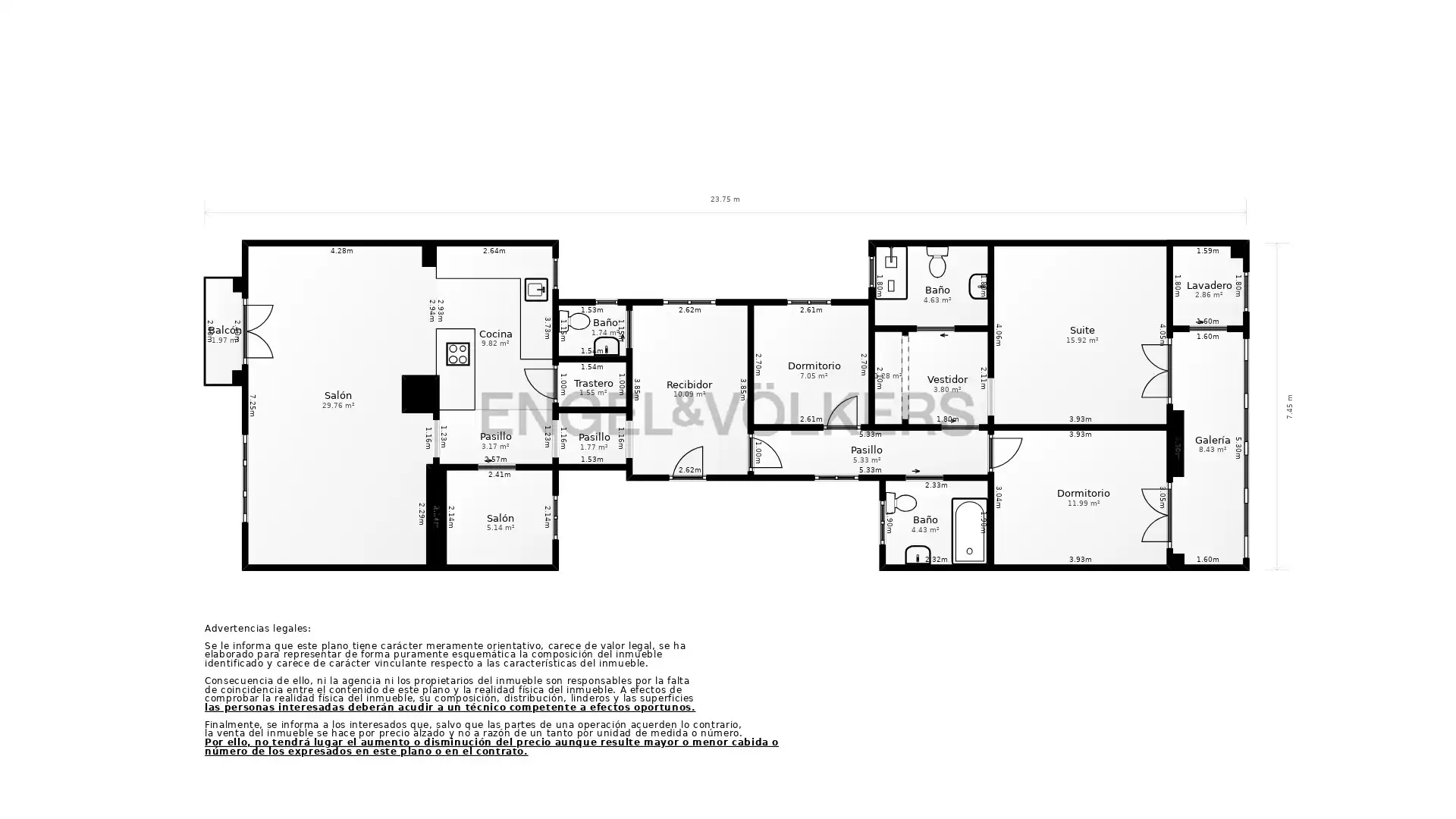 Flat for rent in Barcelona  with Air Conditioner, Heating and Parquet flooring