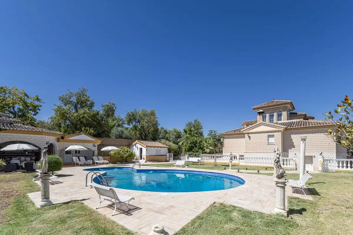 Garden of Houses for sale in Ogíjares  with Air Conditioner, Heating and Private garden