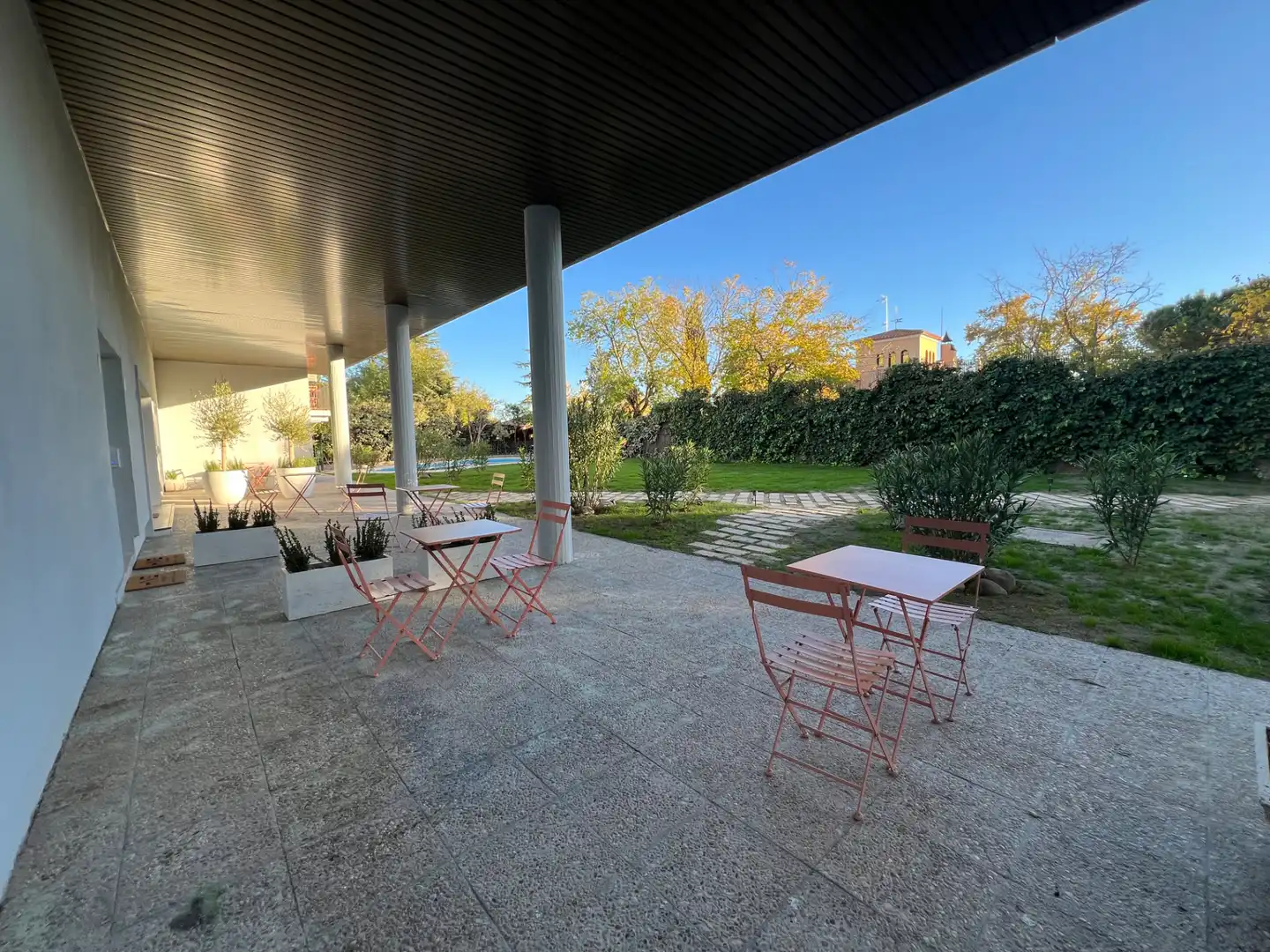 Terrace of Houses for share in Madrid  with Air Conditioner, Heating and Private garden