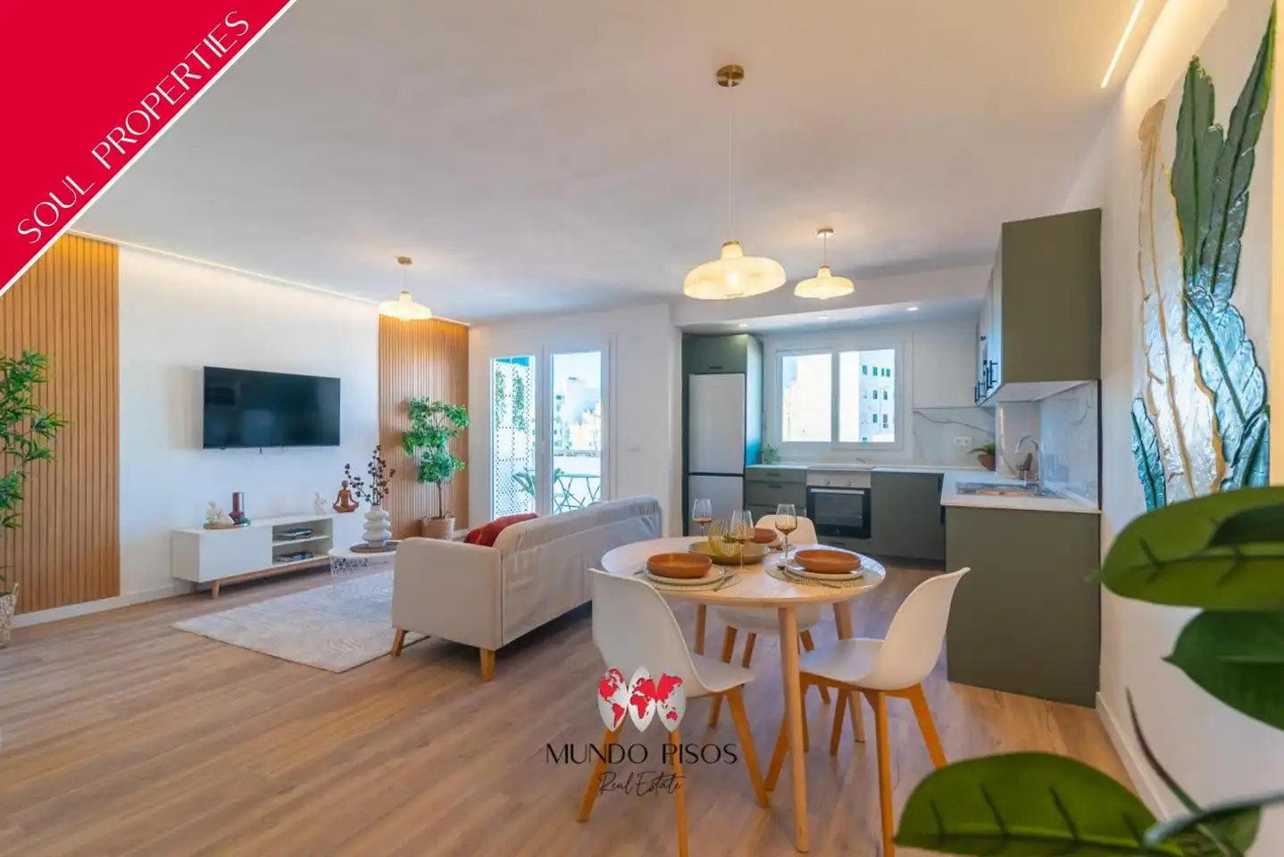 Sala de estar de Piso en venta en  Palma de Mallorca con Aire acondicionado, Calefacción y Parquet
