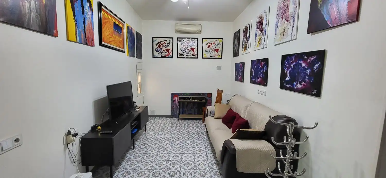 Sala de estar de Casa o chalet en venta en Sant Jaume d'Enveja con Aire acondicionado y Trastero
