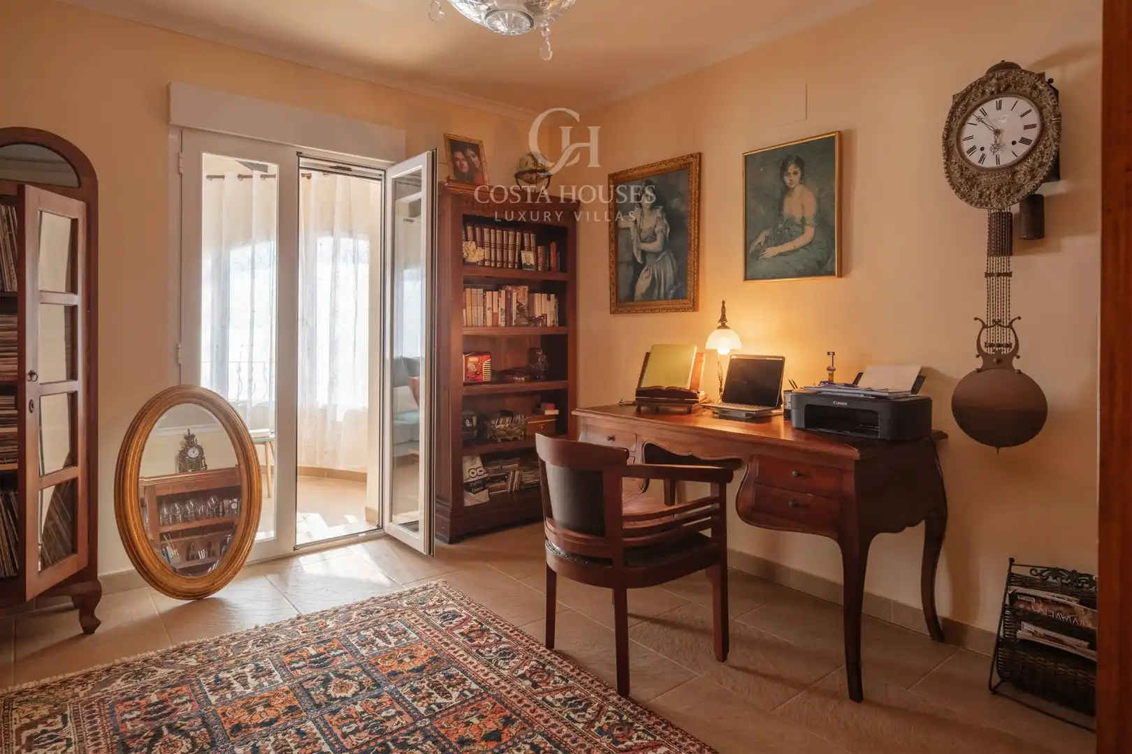 Wohnzimmer von Haus oder Chalet zum Verkauf in Jávea / Xàbia mit Klimaanlage, Privatgarten und Terrasse