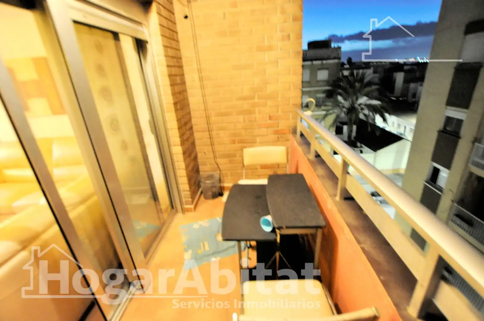 Terrasse von Wohnung zum Verkauf in Xirivella mit Heizung, Parkett und Möbliert