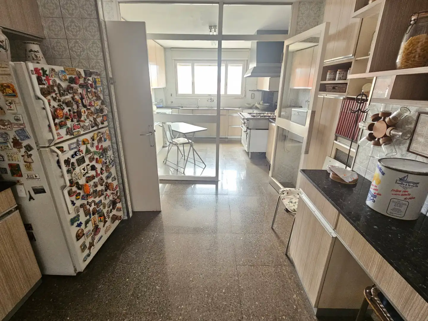 Kitchen of Flat for sale in Sabadell  with Heating, Parquet flooring and Terrace
