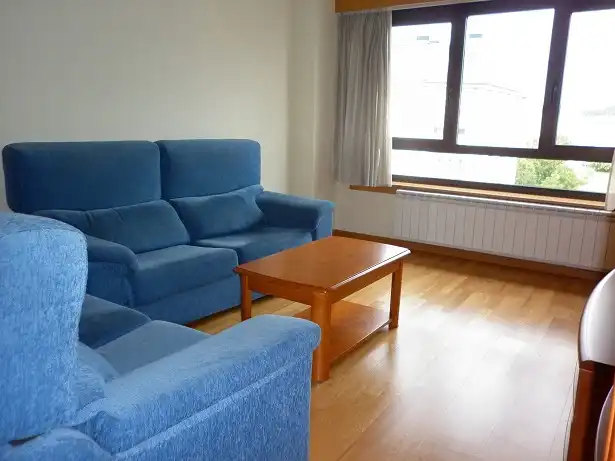 Sala d'estar de Pis de lloguer en Narón amb Calefacció, Parquet i Traster
