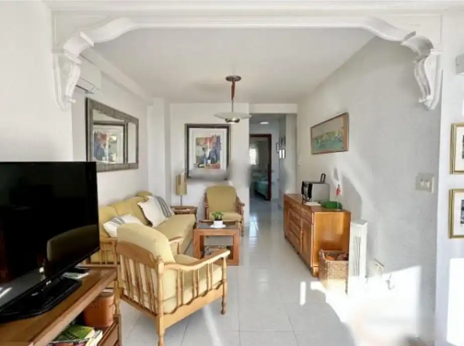 Sala de estar de Piso en venta en Benidorm con Aire acondicionado, Jardín privado y Terraza