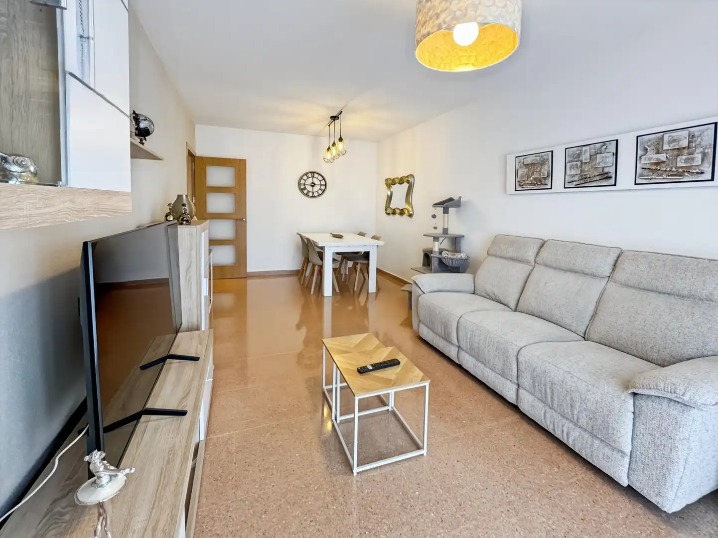 Sala de estar de Dúplex en venta en Villajoyosa / La Vila Joiosa con Calefacción, Terraza y Amueblado