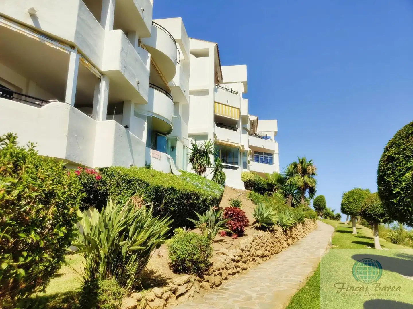 Exterior view of Flat for rent in Mijas  with Air Conditioner, Terrace and Furnished