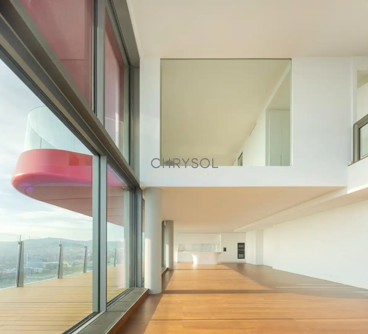 Living room of Attic for sale in Barcelona  with Air Conditioner, Heating and Parquet flooring